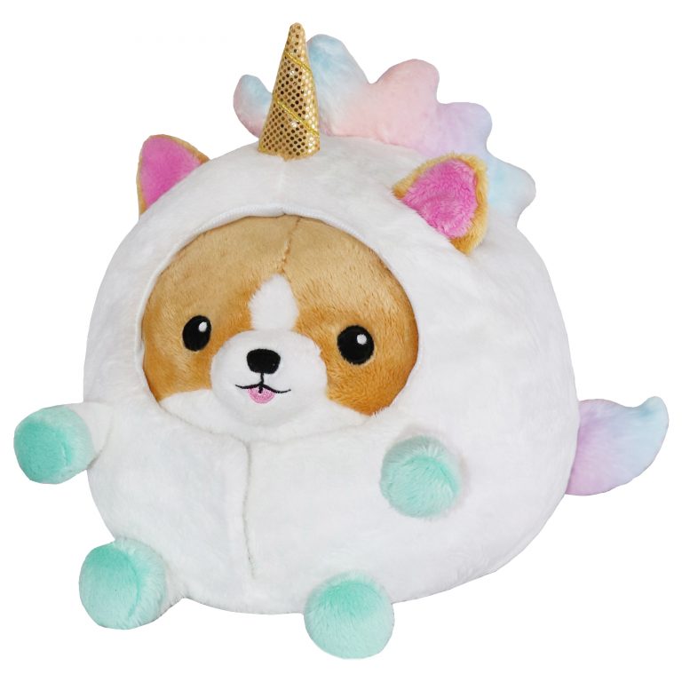 undercover corgi in unicorn