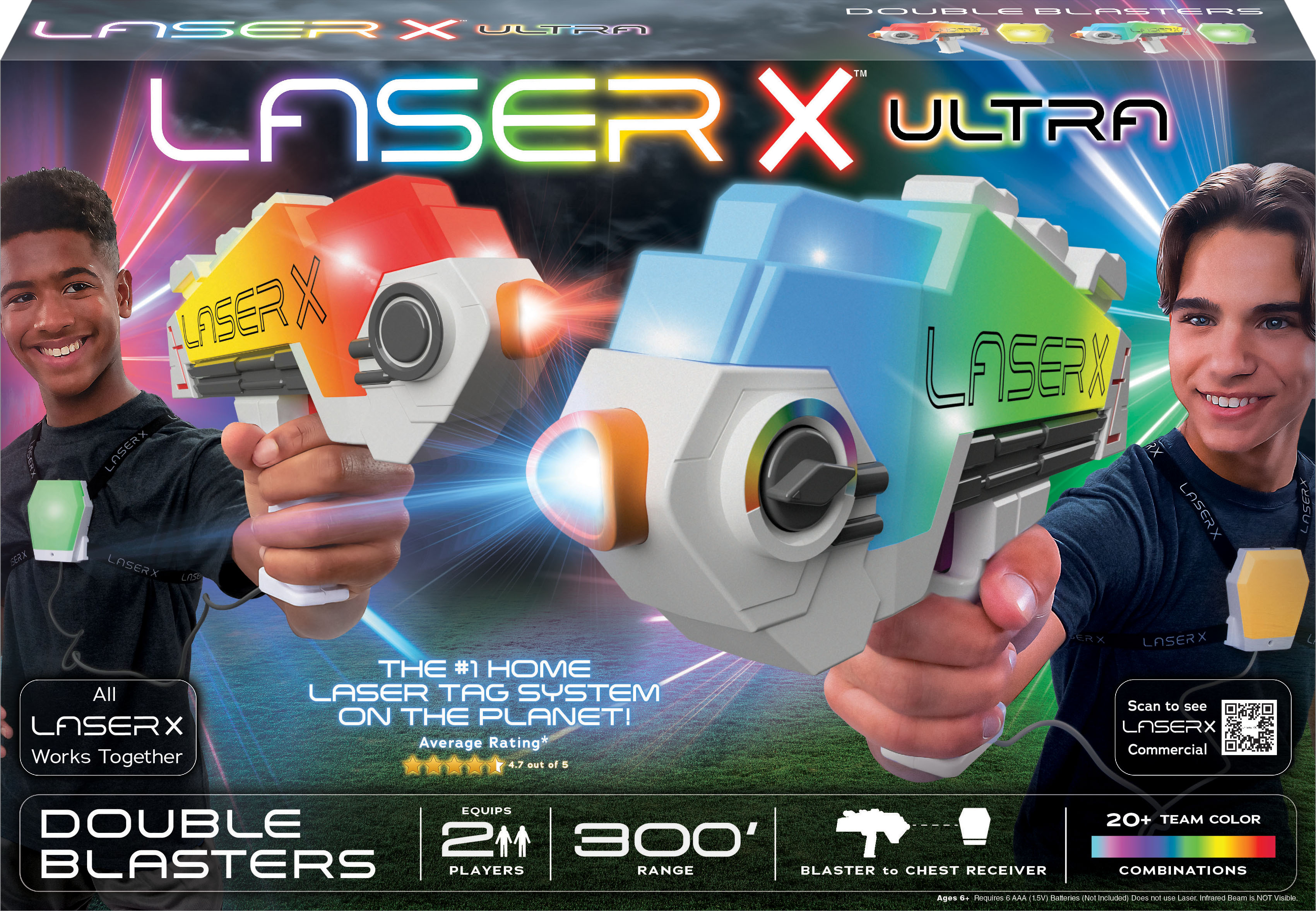 Laser X Ultra Double Blasters  Tag system, Things that bounce, Laser